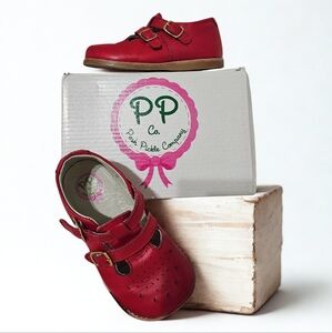 Red Posh Pickle Company Kids Shoes Size 8